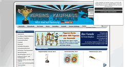 Desktop Screenshot of pokal-pokale-online.de